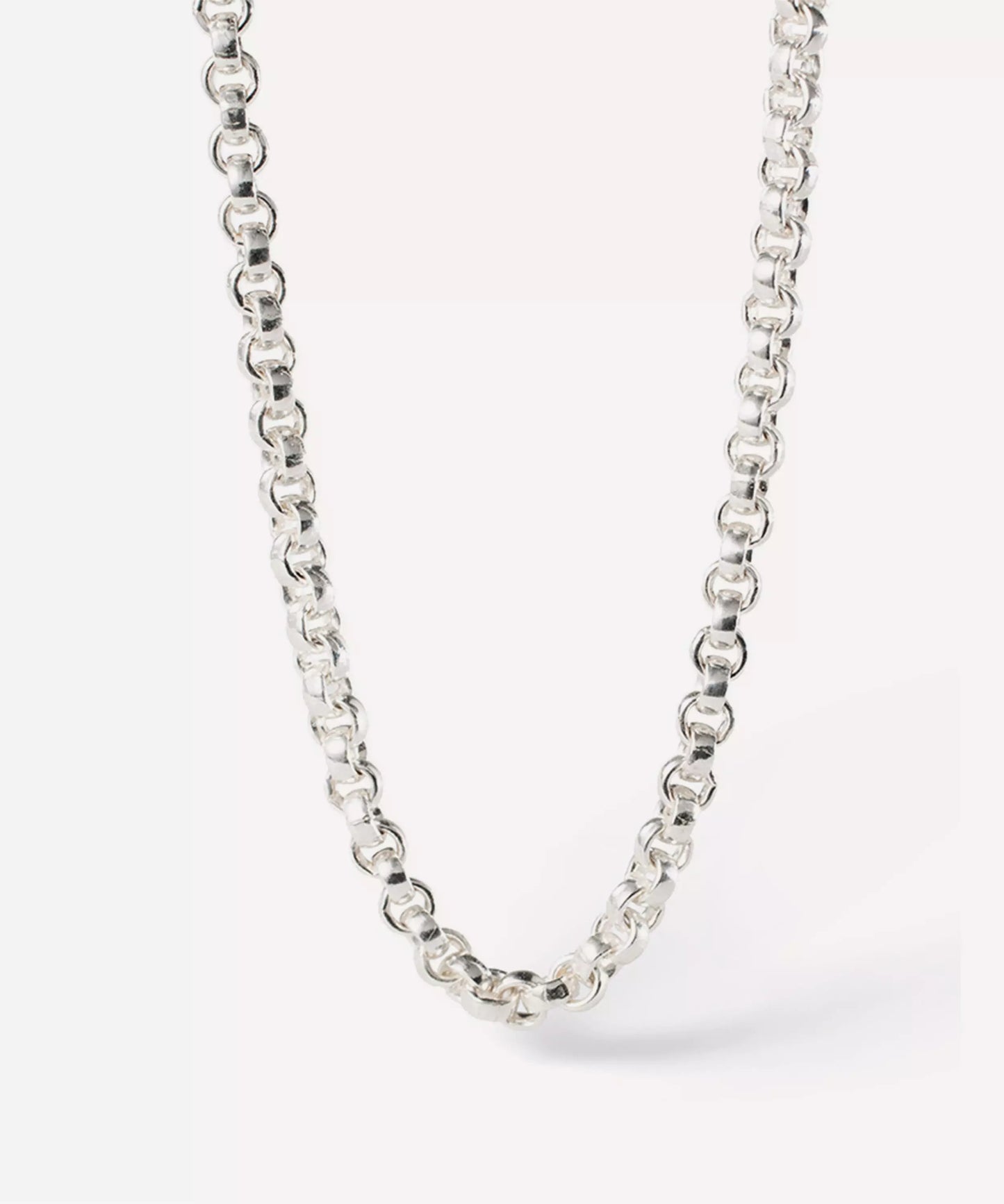 Heavy Rolo Chain - Silver
