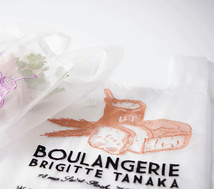 BAKERY BAG IN ORGANZA AND EMBROIDERY