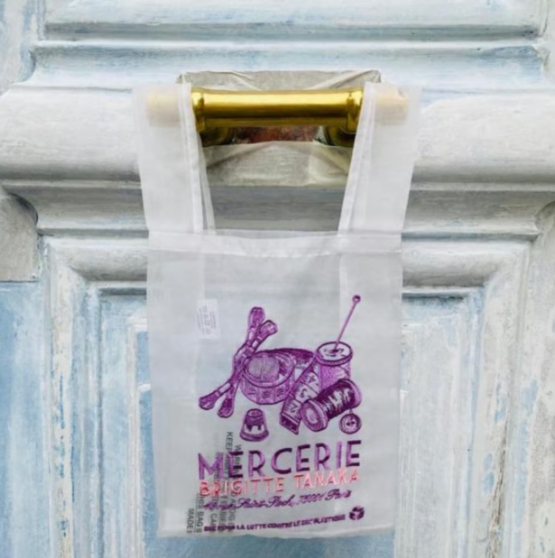 BAG "MERCERIE" DIVERTED IN ORGANZA AND EMBROIDERY