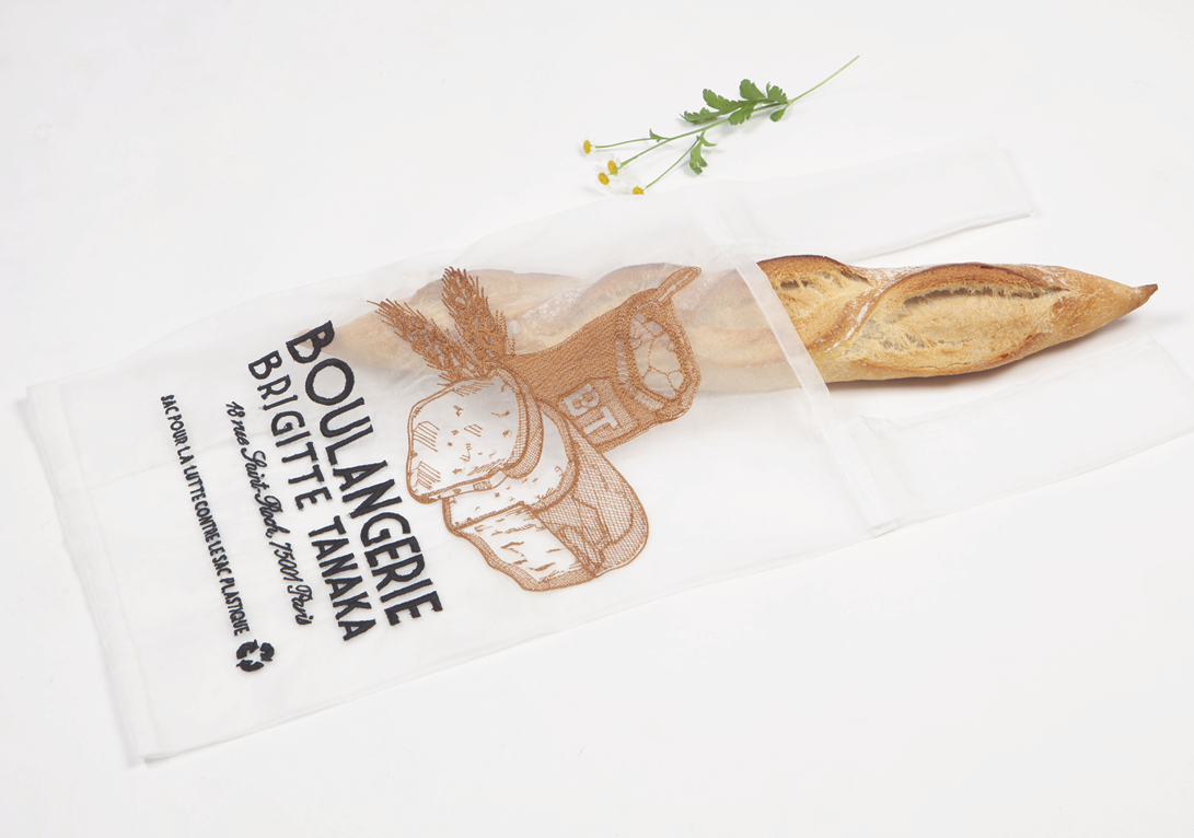 BAKERY BAG IN ORGANZA AND EMBROIDERY