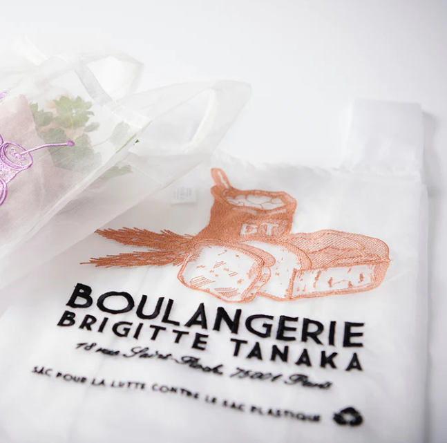 BAKERY BAG IN ORGANZA AND EMBROIDERY