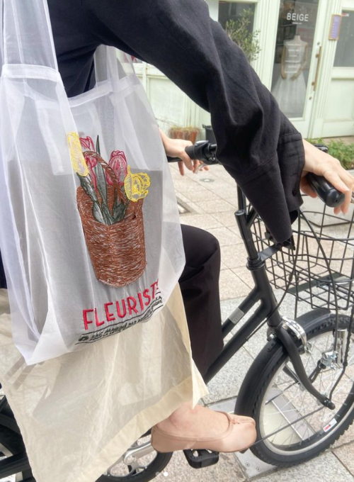 ORGANZA BAG FLORIST BASKET