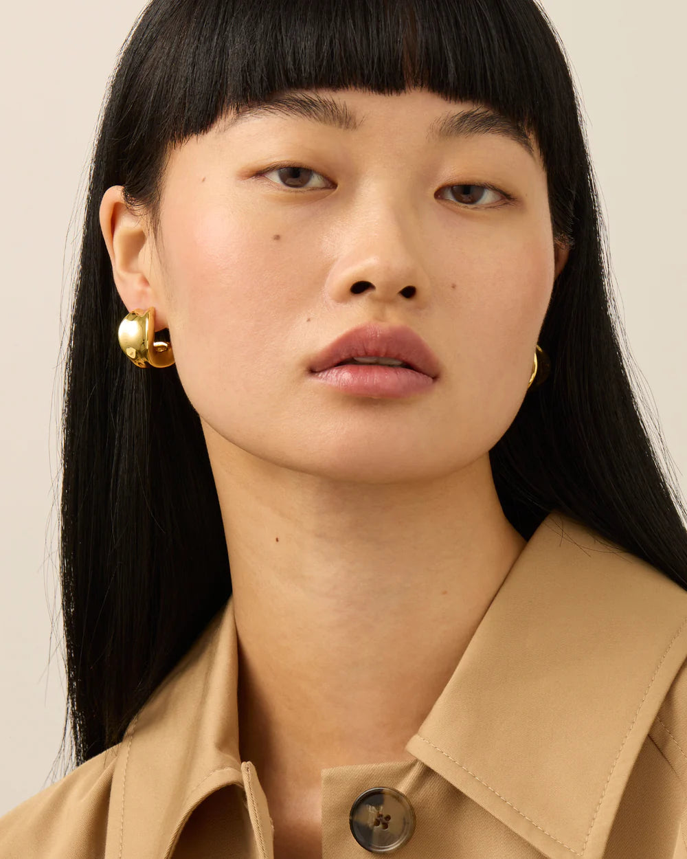 Chunky Doune Hoops , Gold