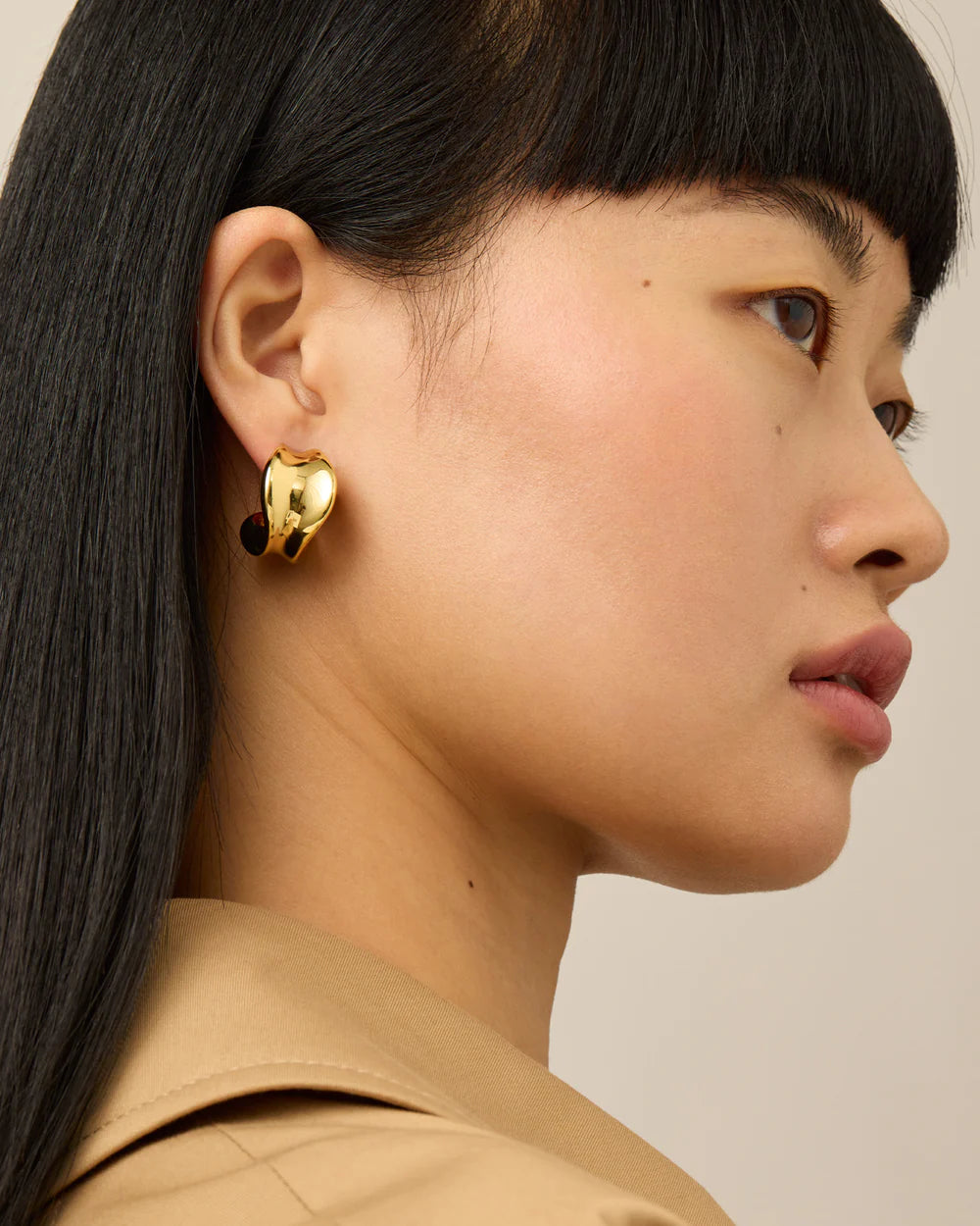 Chunky Doune Hoops , Gold