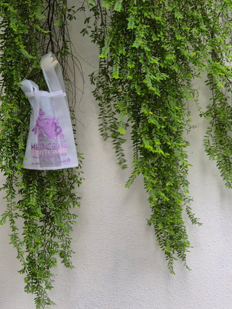 BAG "MERCERIE" DIVERTED IN ORGANZA AND EMBROIDERY