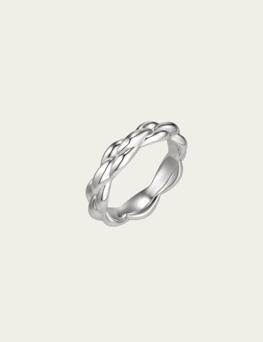 Modern Wave Thin Ring