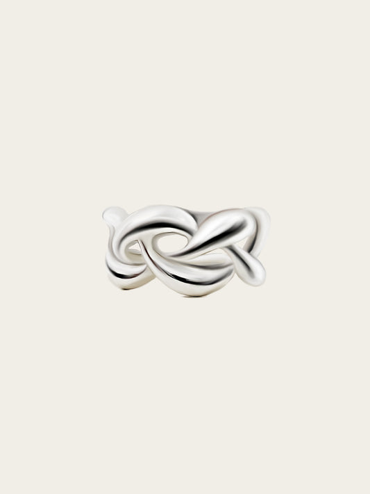 Modern Braided Large Ring