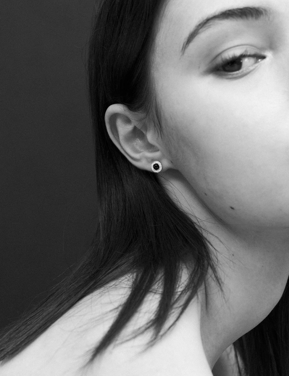 Spiral Tide Onyx Convertible Earrings - Long
