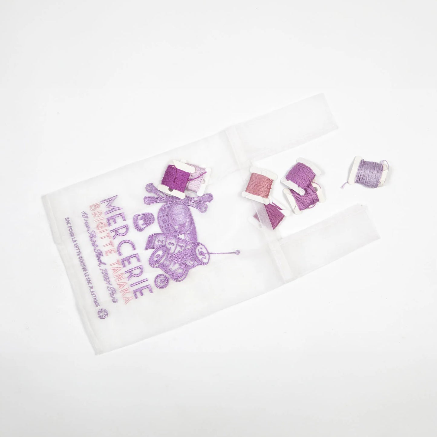 BAG "MERCERIE" DIVERTED IN ORGANZA AND EMBROIDERY