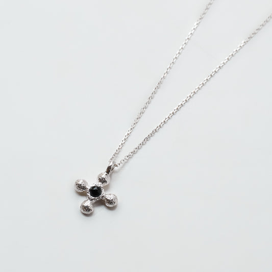 Crinkle Cross Necklace