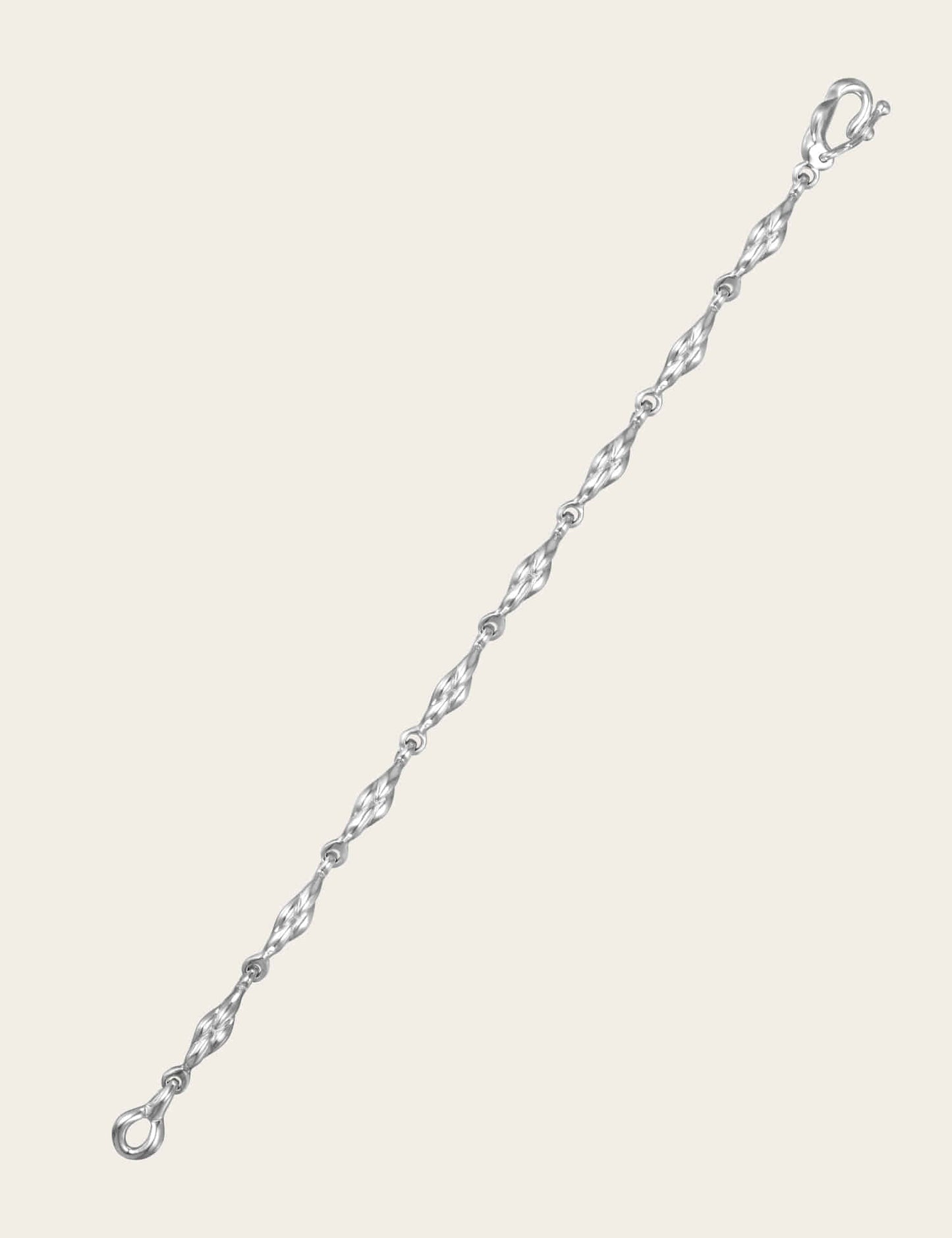 Modern Wave Link Bracelet