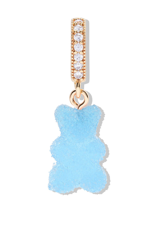 Fizzy Nostalgia Bear - Pave connector - Blueberry