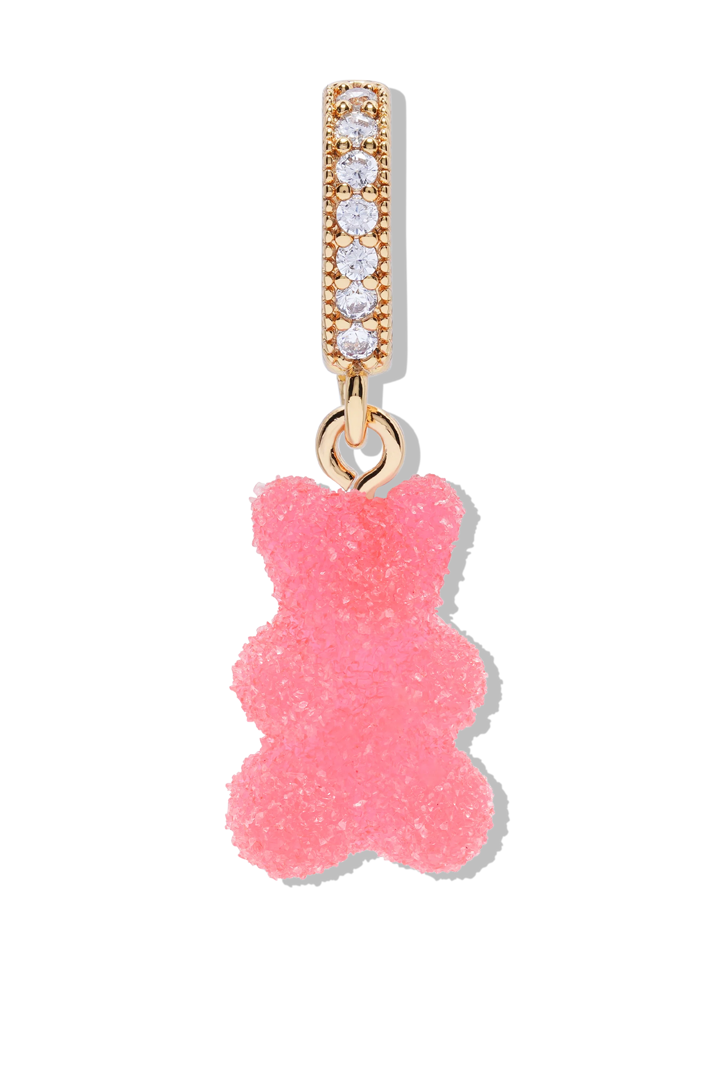 Fizzy Nostalgia Bear - Pave connector - Cherry