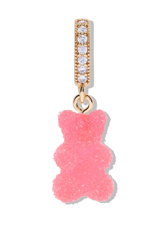 Fizzy Nostalgia Bear - Pave connector - Cherry