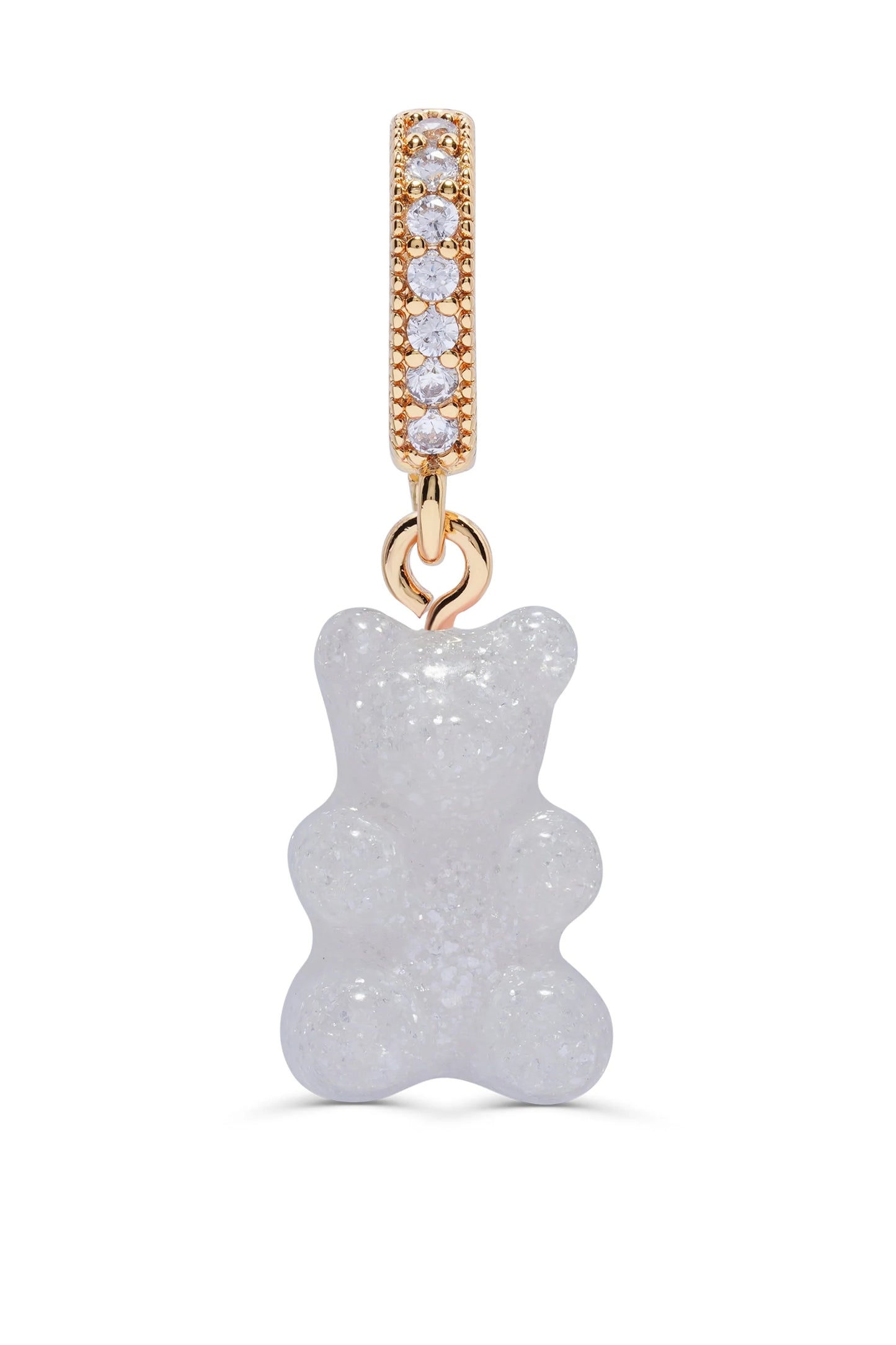 Nostalgia Bear - Pave Connector - Glittery