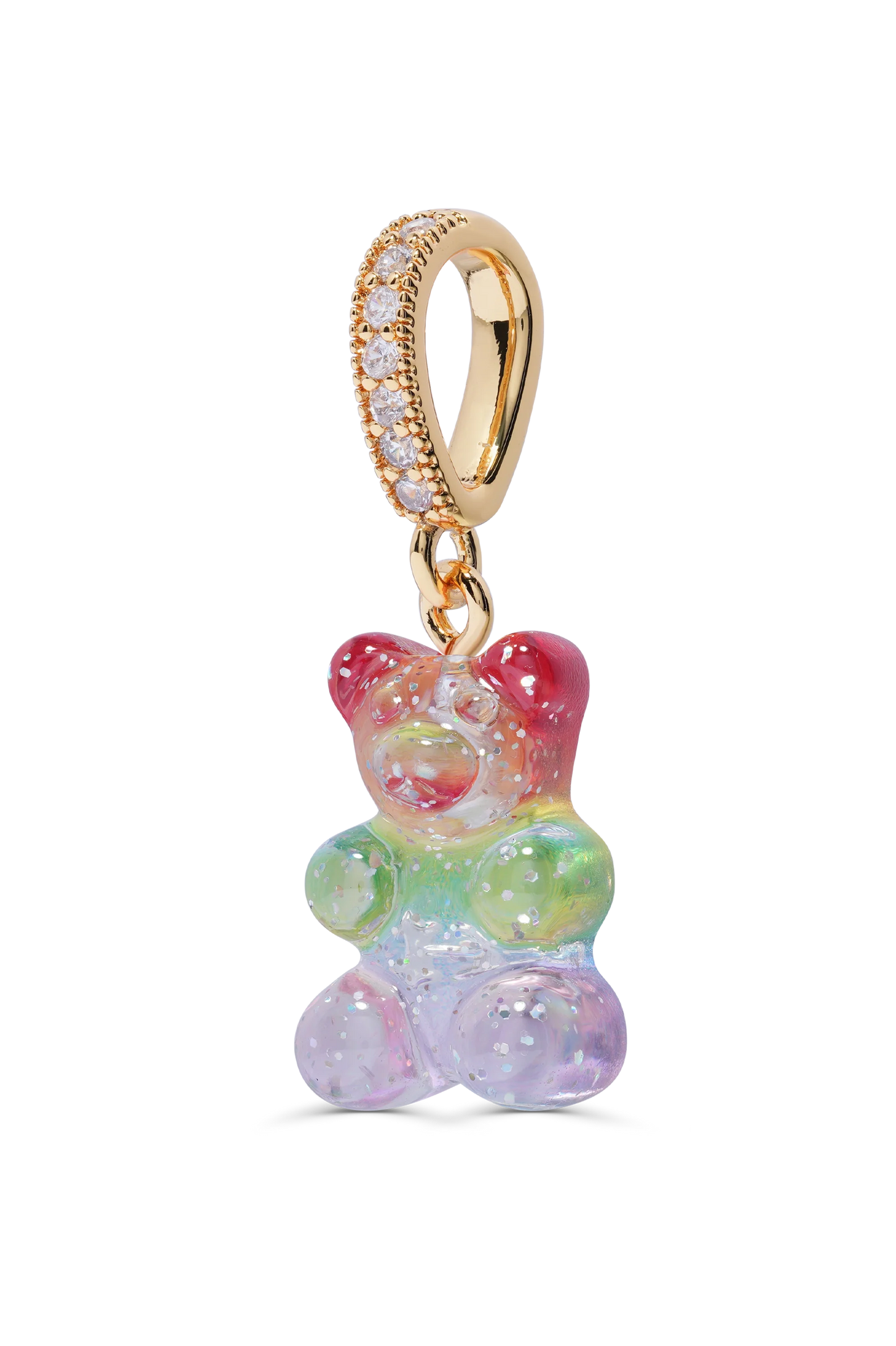 RAINBOW NOSTALGIA BEAR - PAVE CONNECTOR