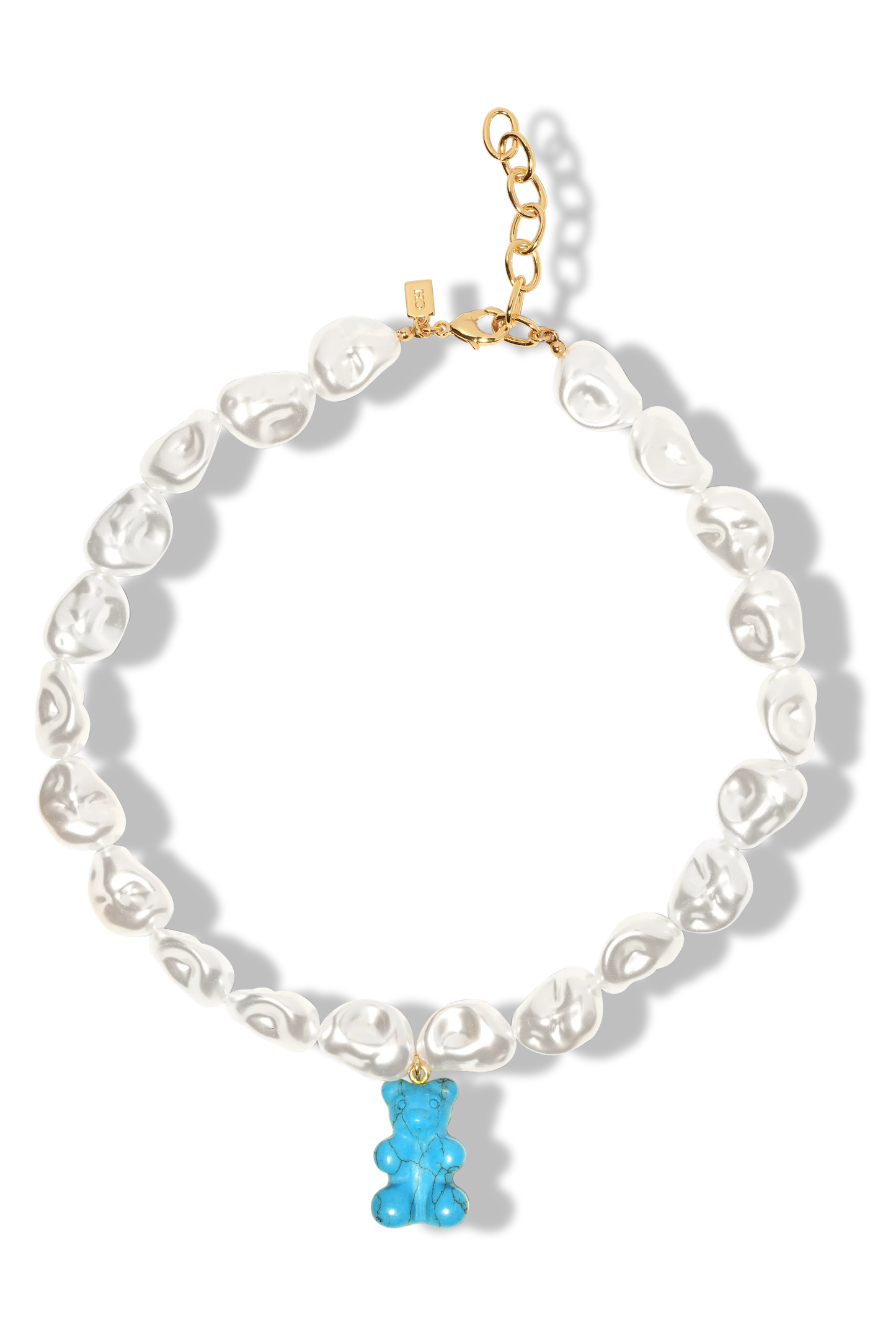 Mega Turquoise Pearl Necklace