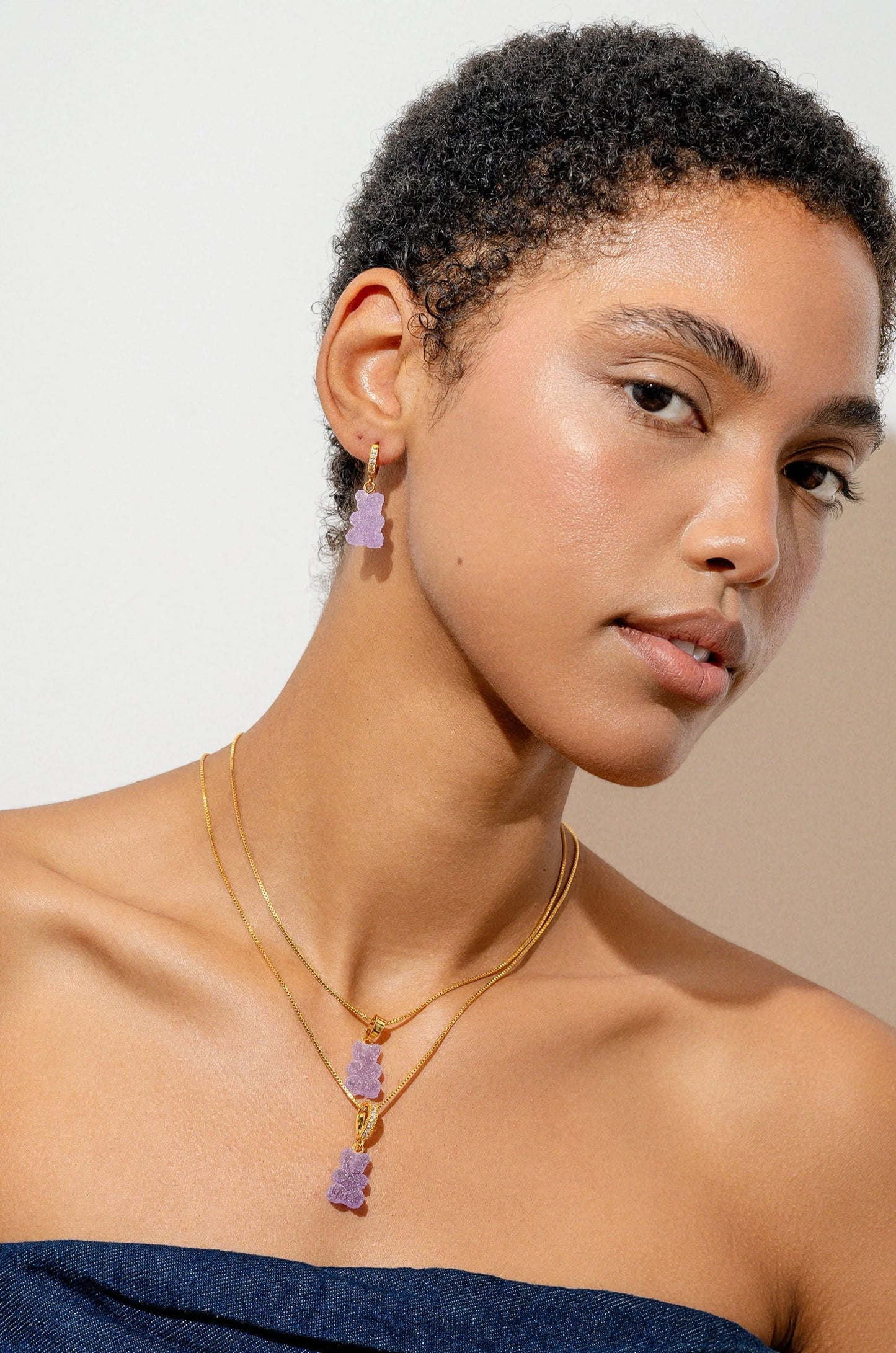 Fizzy Nostalgia bear - Classic connector - Grape