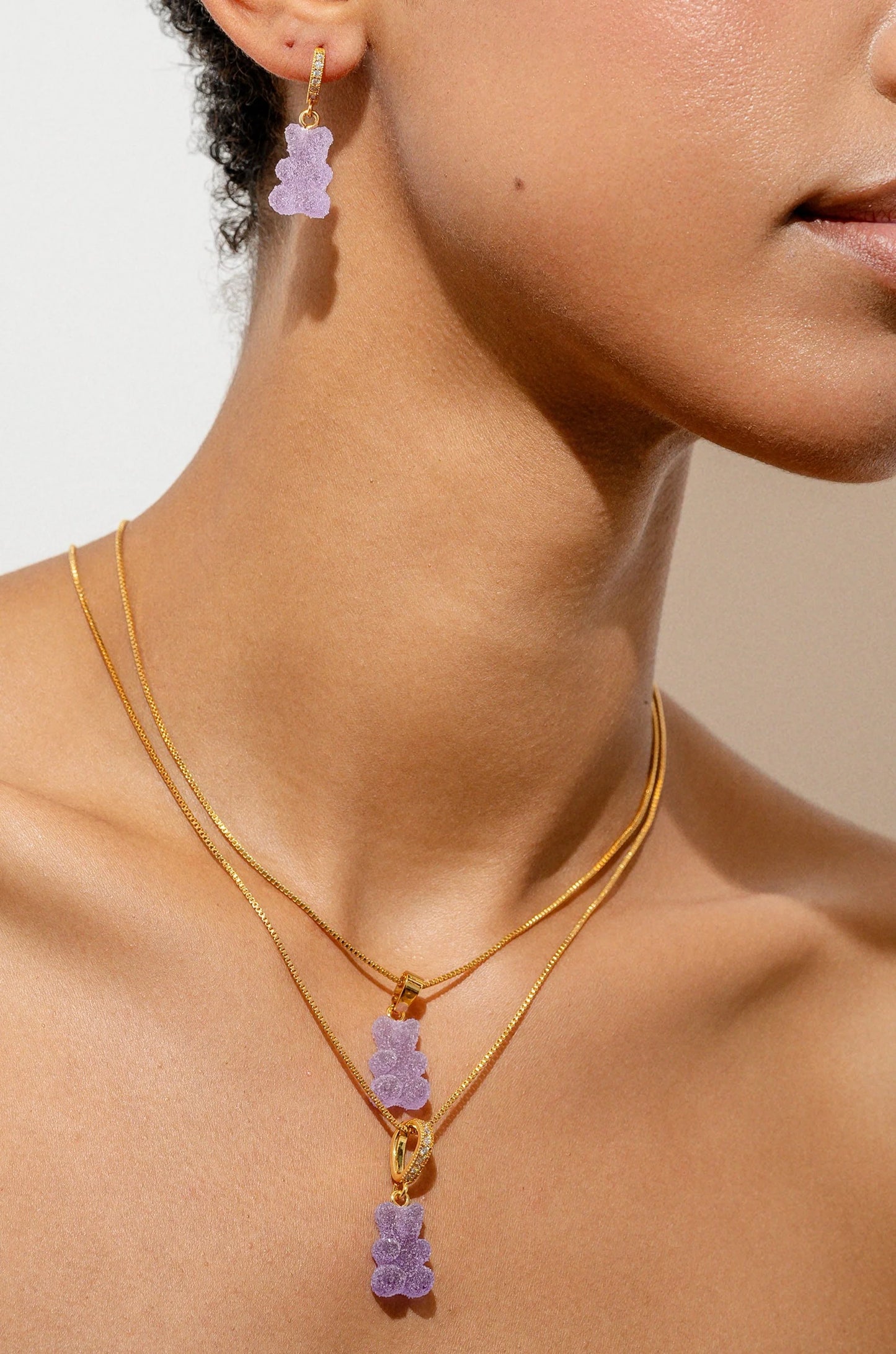 Fizzy Nostalgia bear - Classic connector - Grape