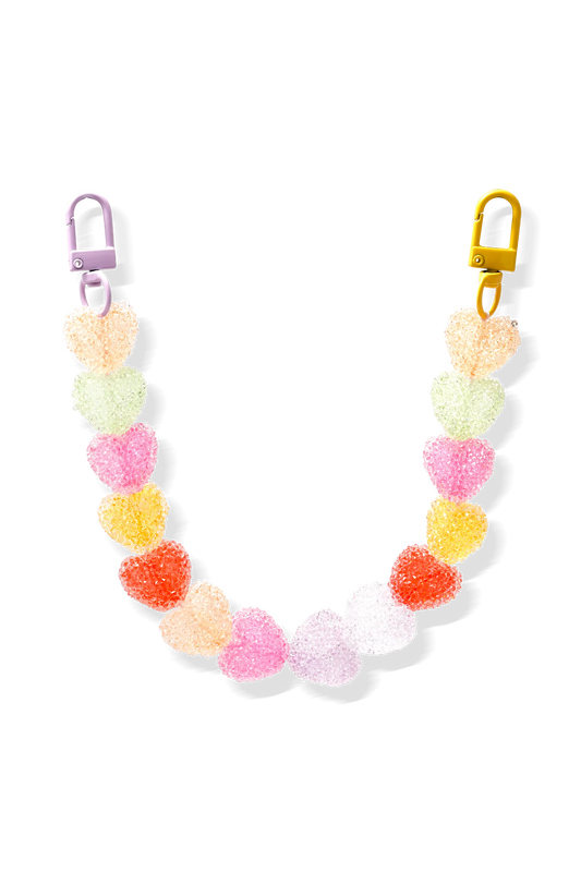 Jelly Heart Bag Chain