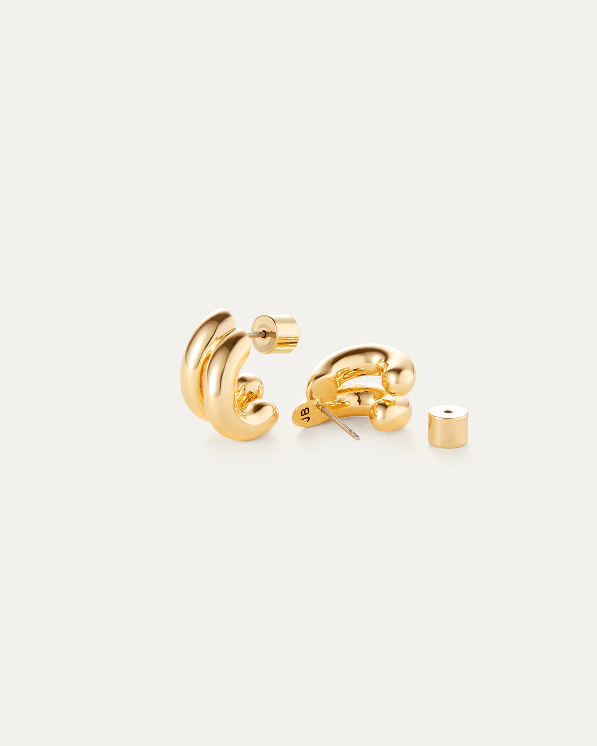 Mini Florence Earrings , GOLD