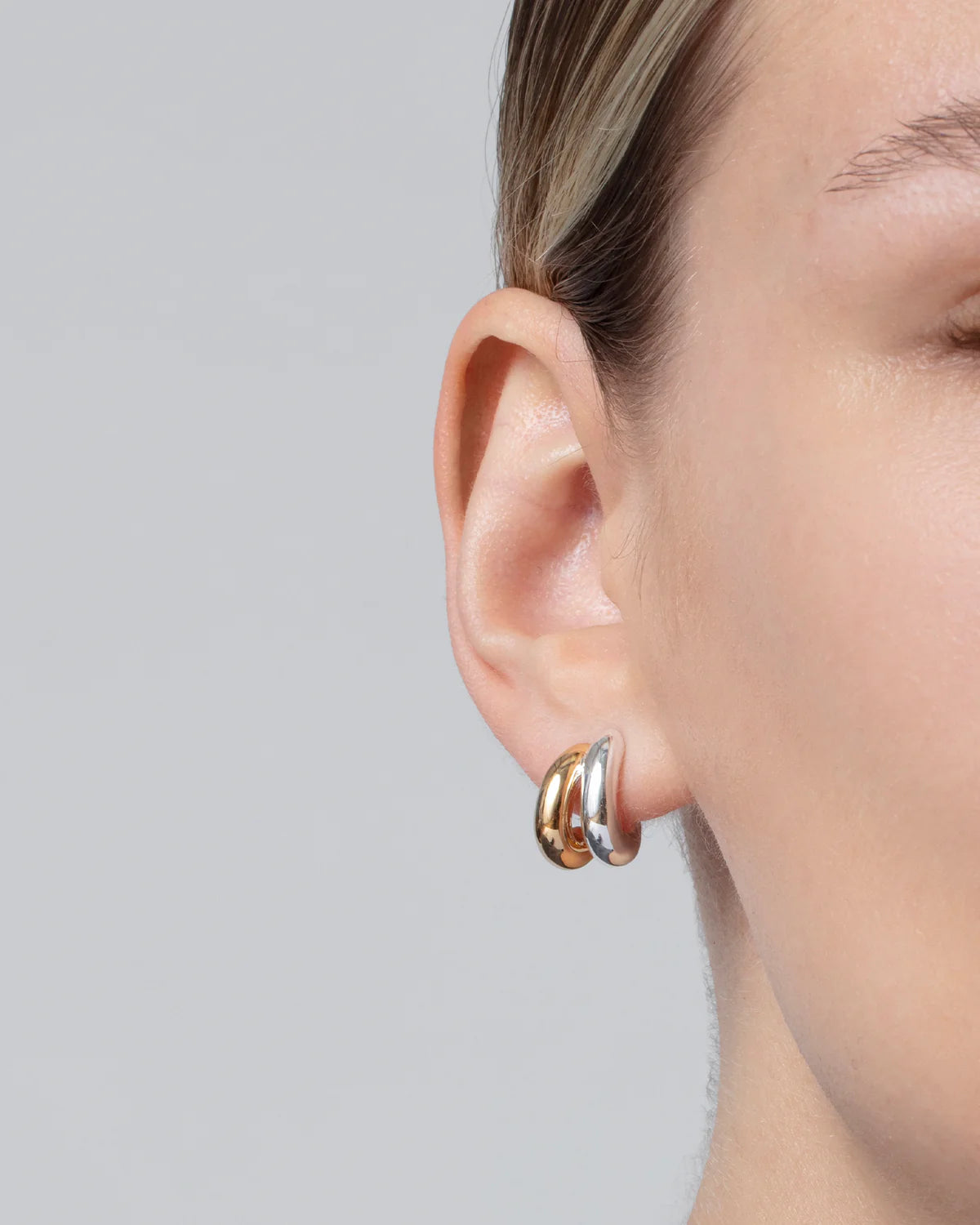 Mini Florence Earrings TWO-TONE