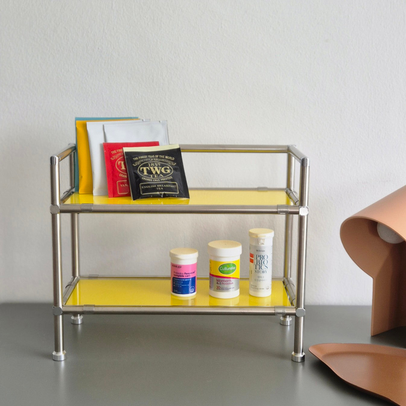 2-Tier Mini Modular Shelf