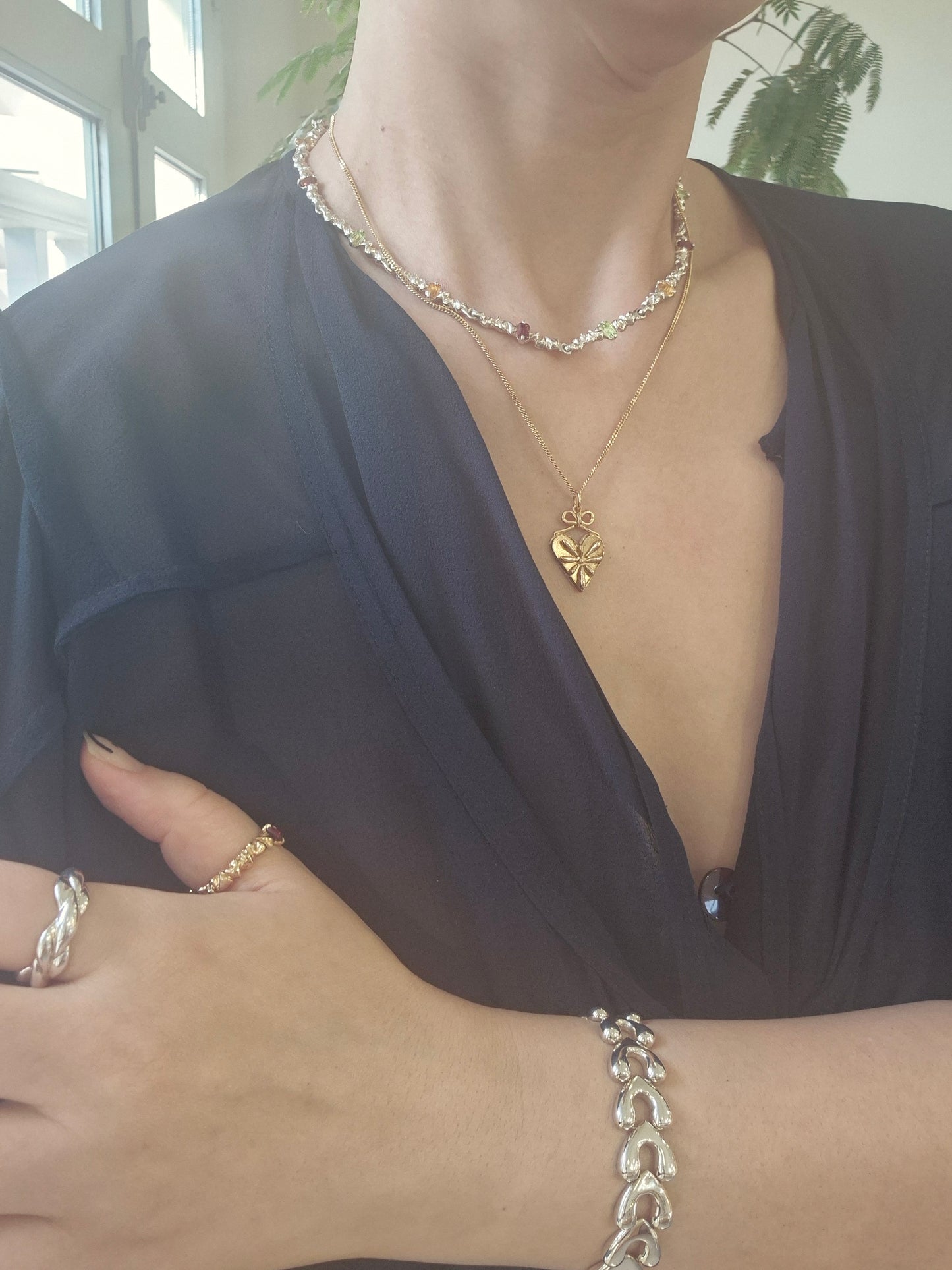 Isabella Rainbow Tennis Necklace