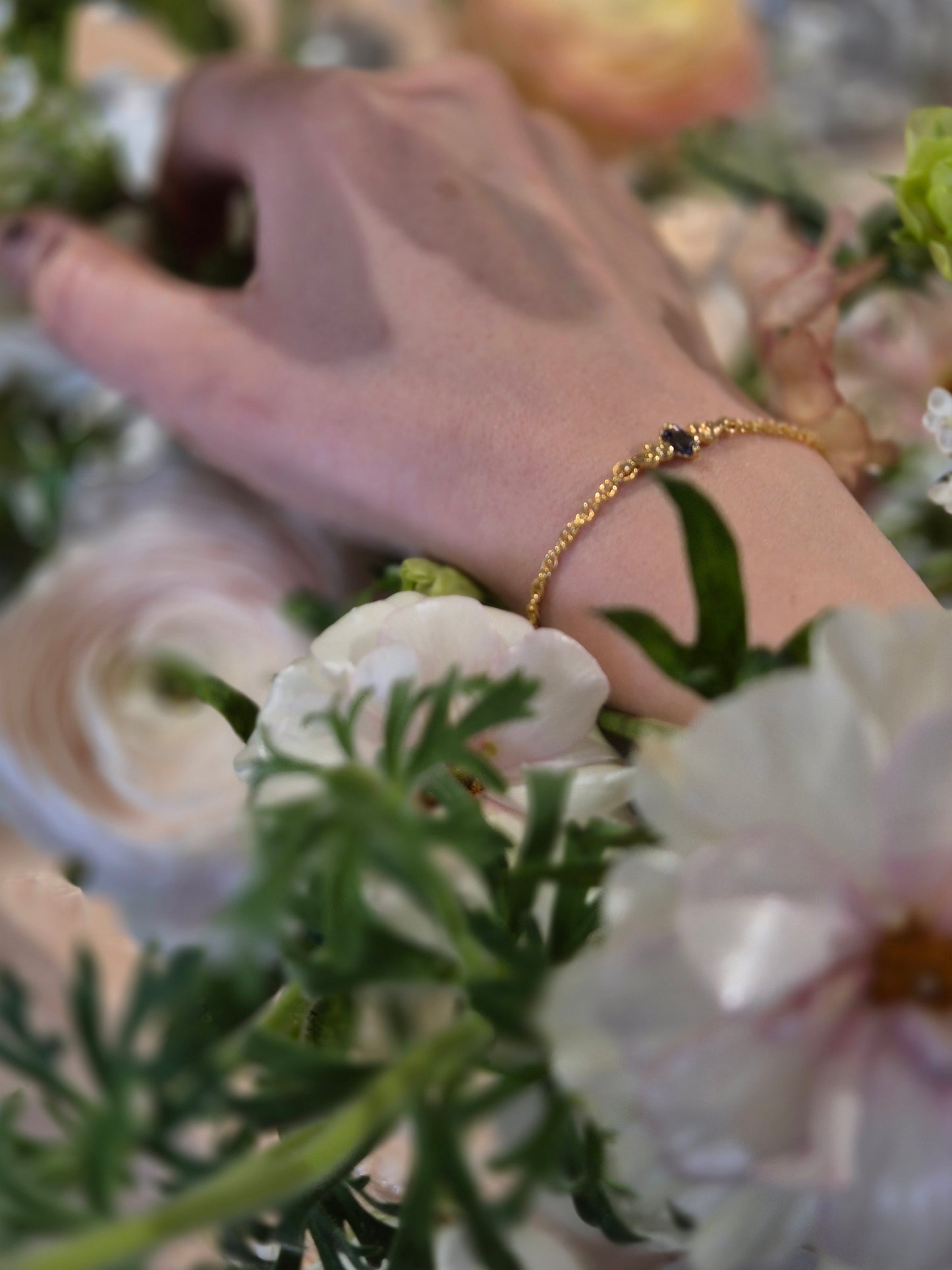 Crinkle  Chain Bracelet