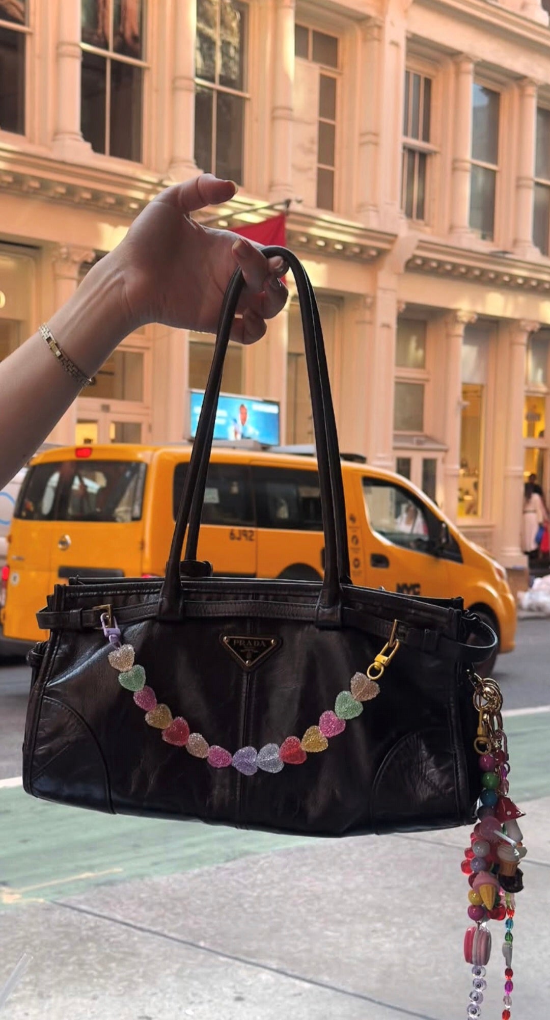 Jelly Heart Bag Chain