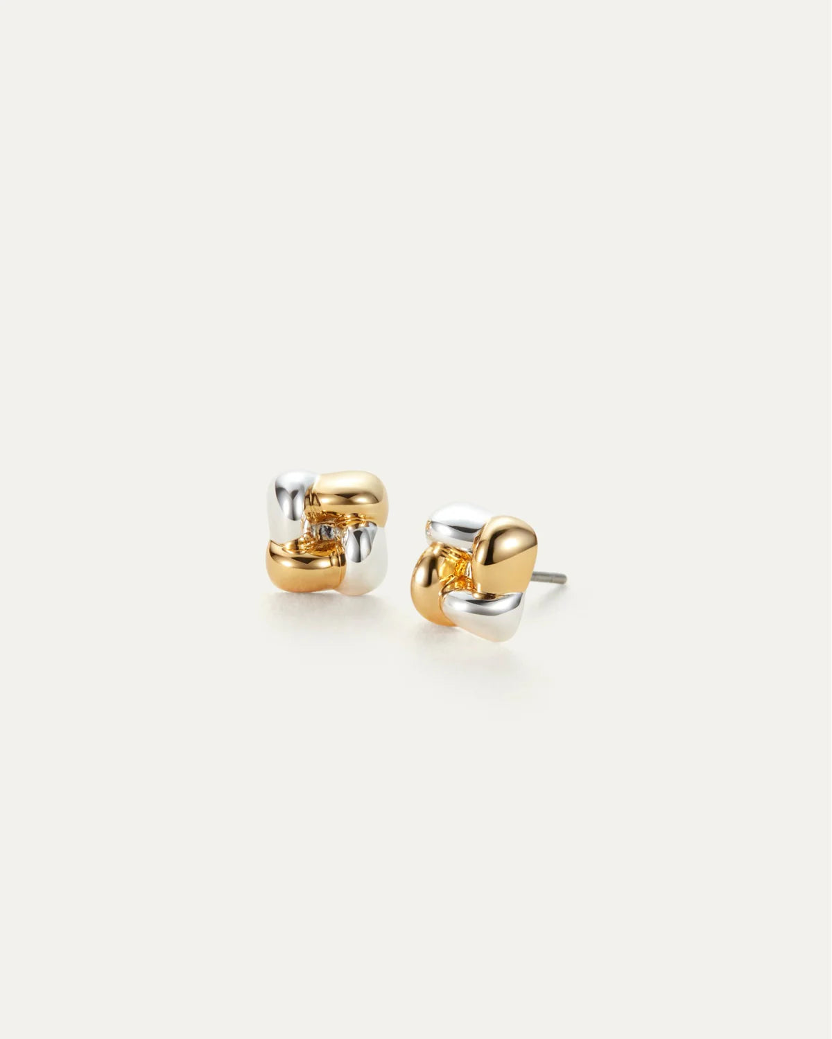 Mini Woven Square Earrings (Delivery starts on August 3)
