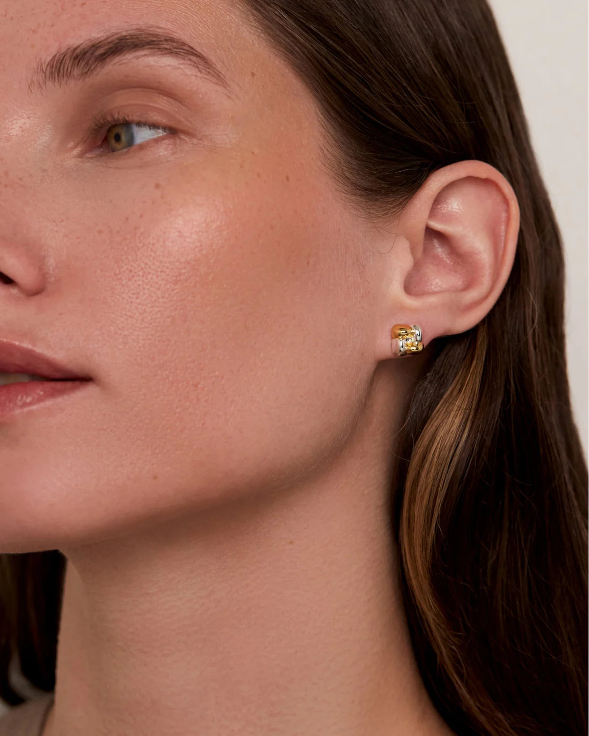 Mini Woven Square Earrings (Delivery starts on August 3)