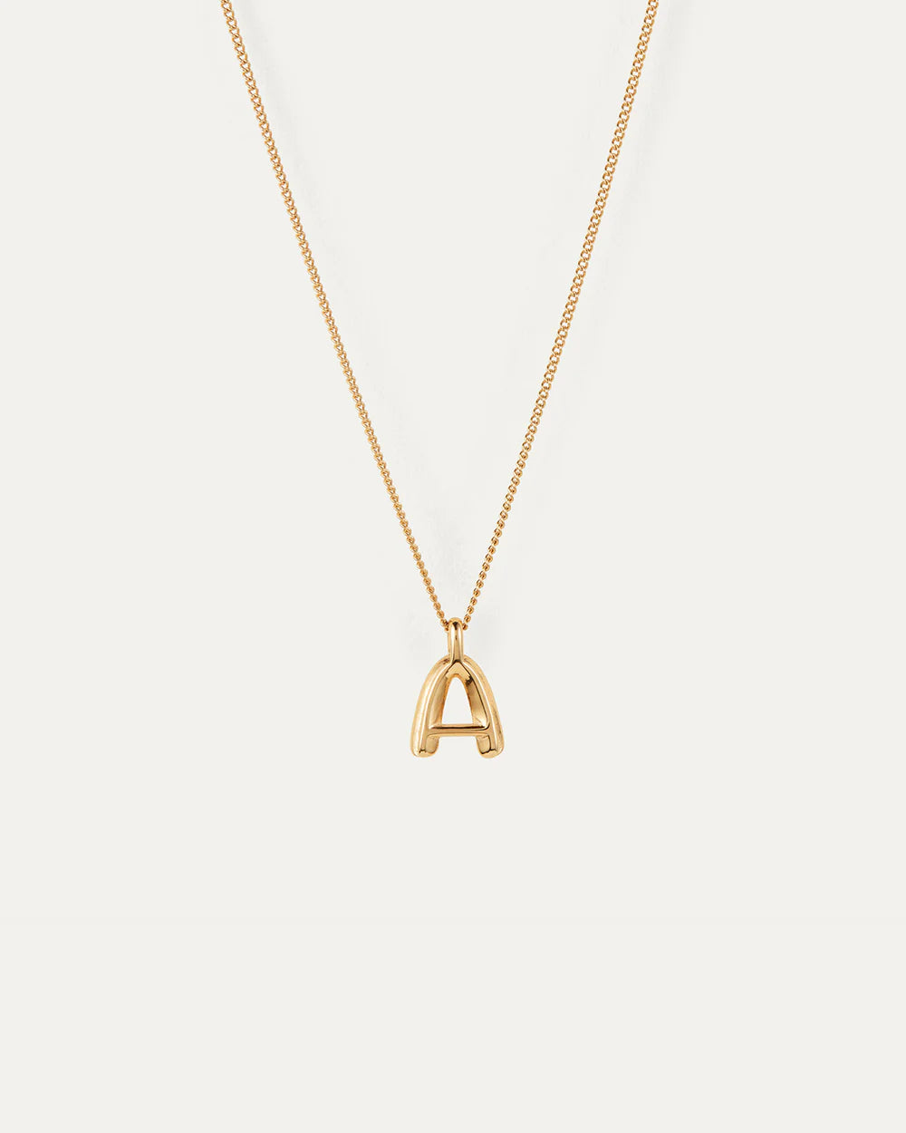 Monogram Necklace ' , A-Z ,Gold