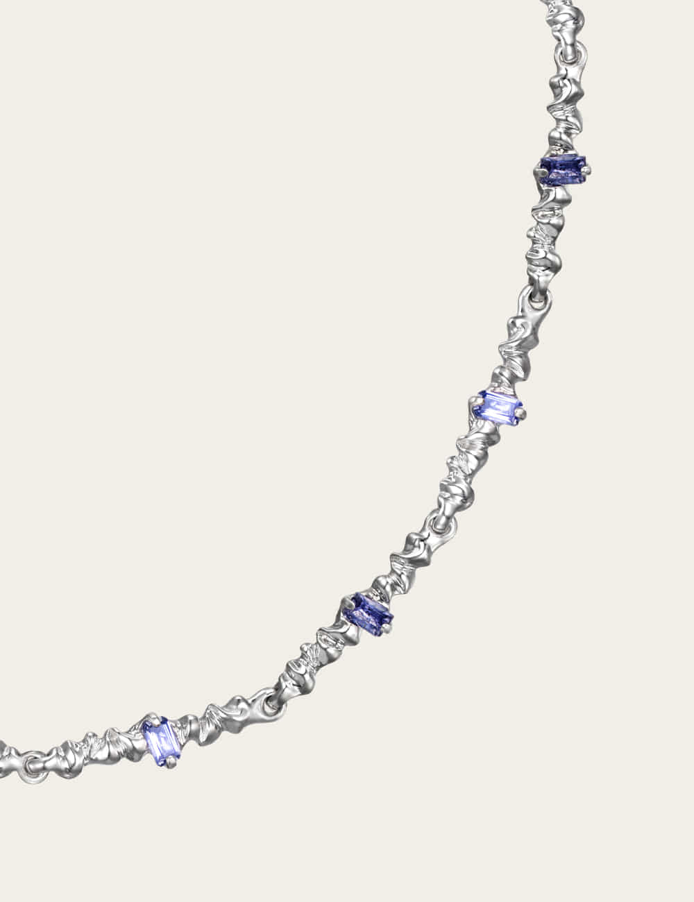 Isabella Iolite Tennis Necklace