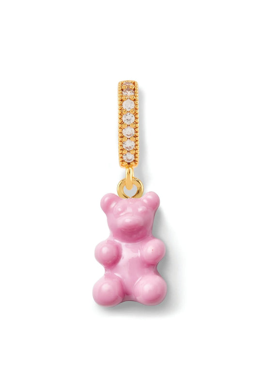 Nostalgia bear - Pave connector - Candy pink