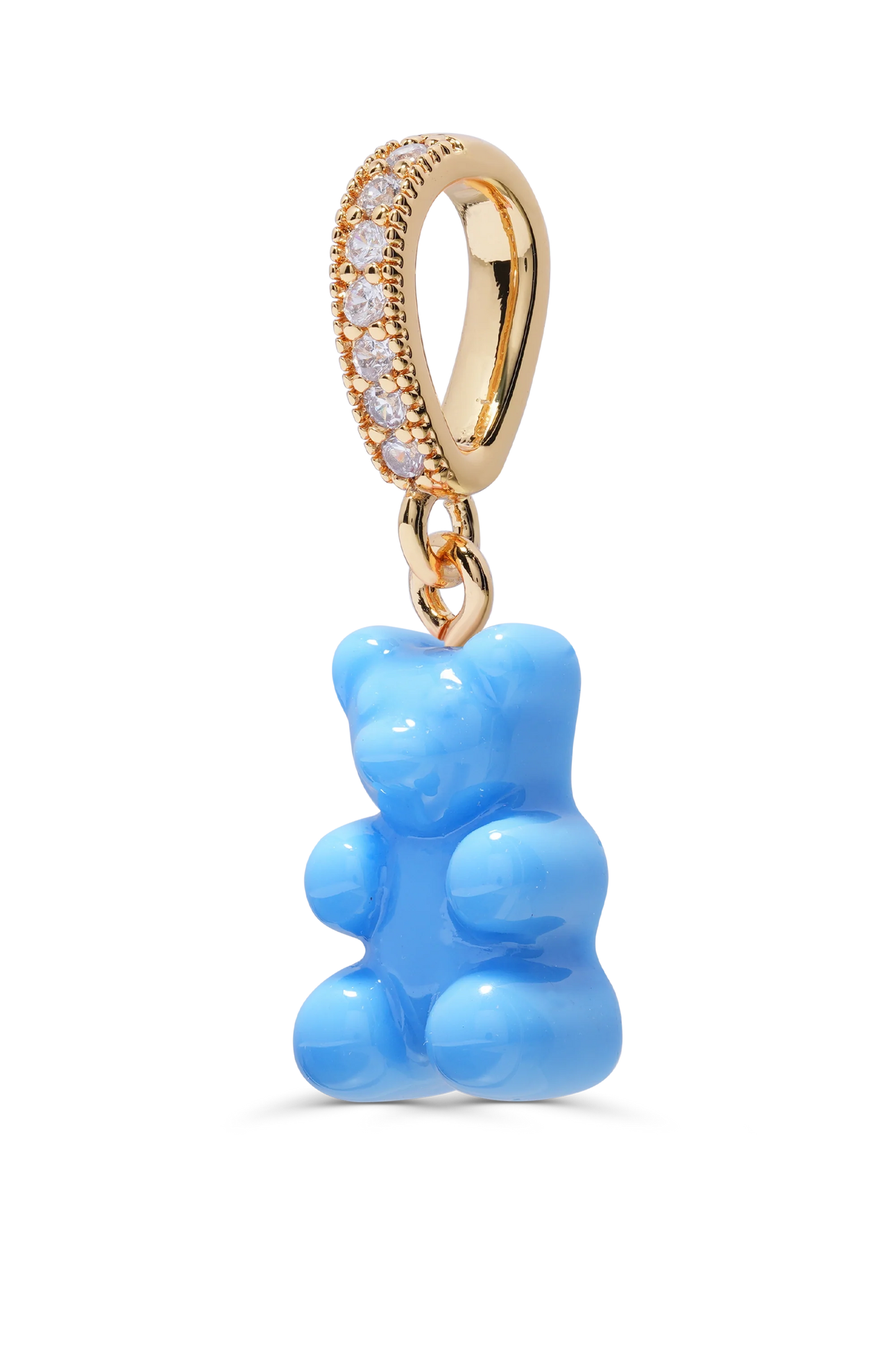 Nostalgia Bear - Pave connector - Sky blue