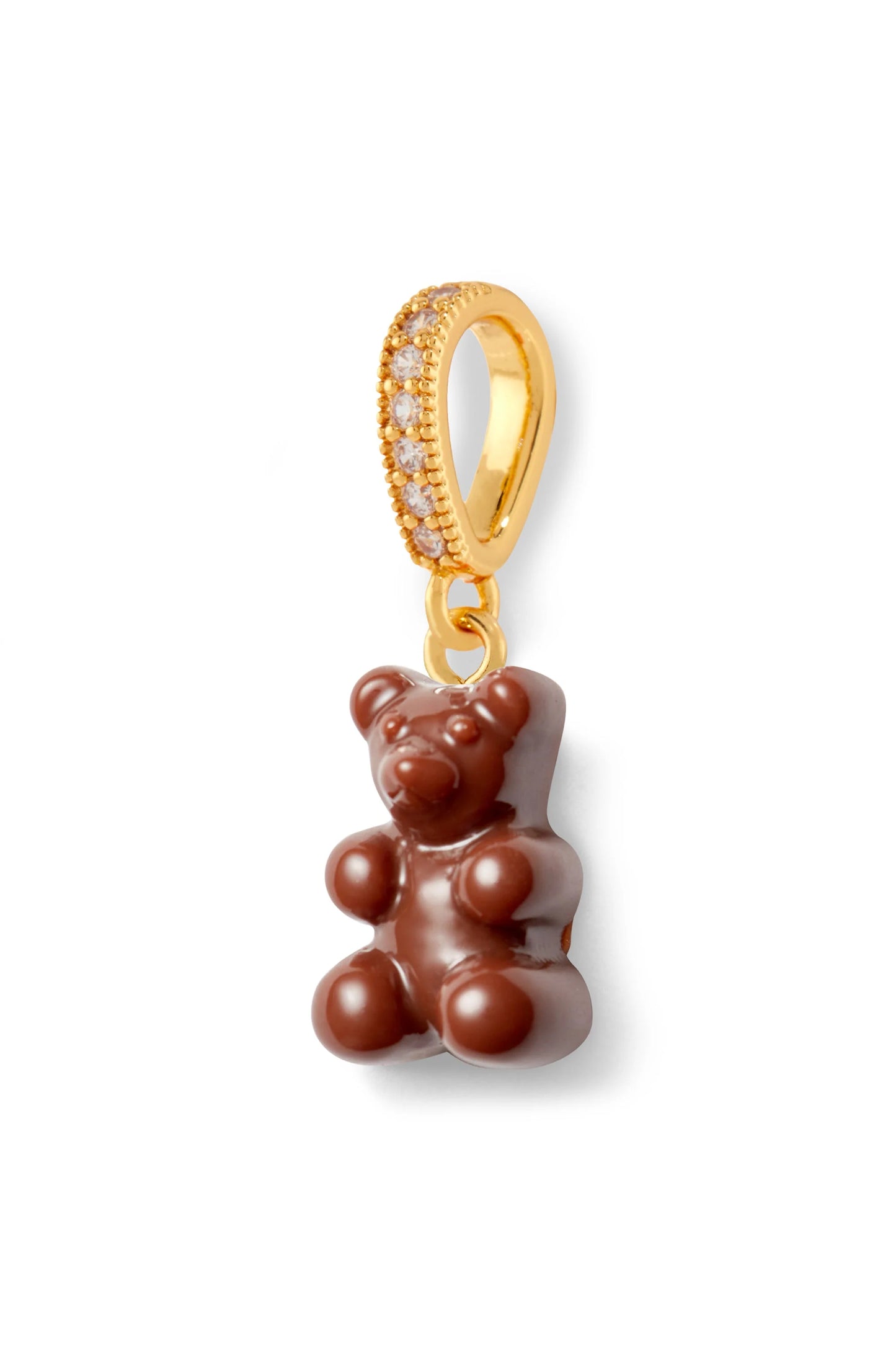 Nostalgia bear - Pave connector - Chocolate