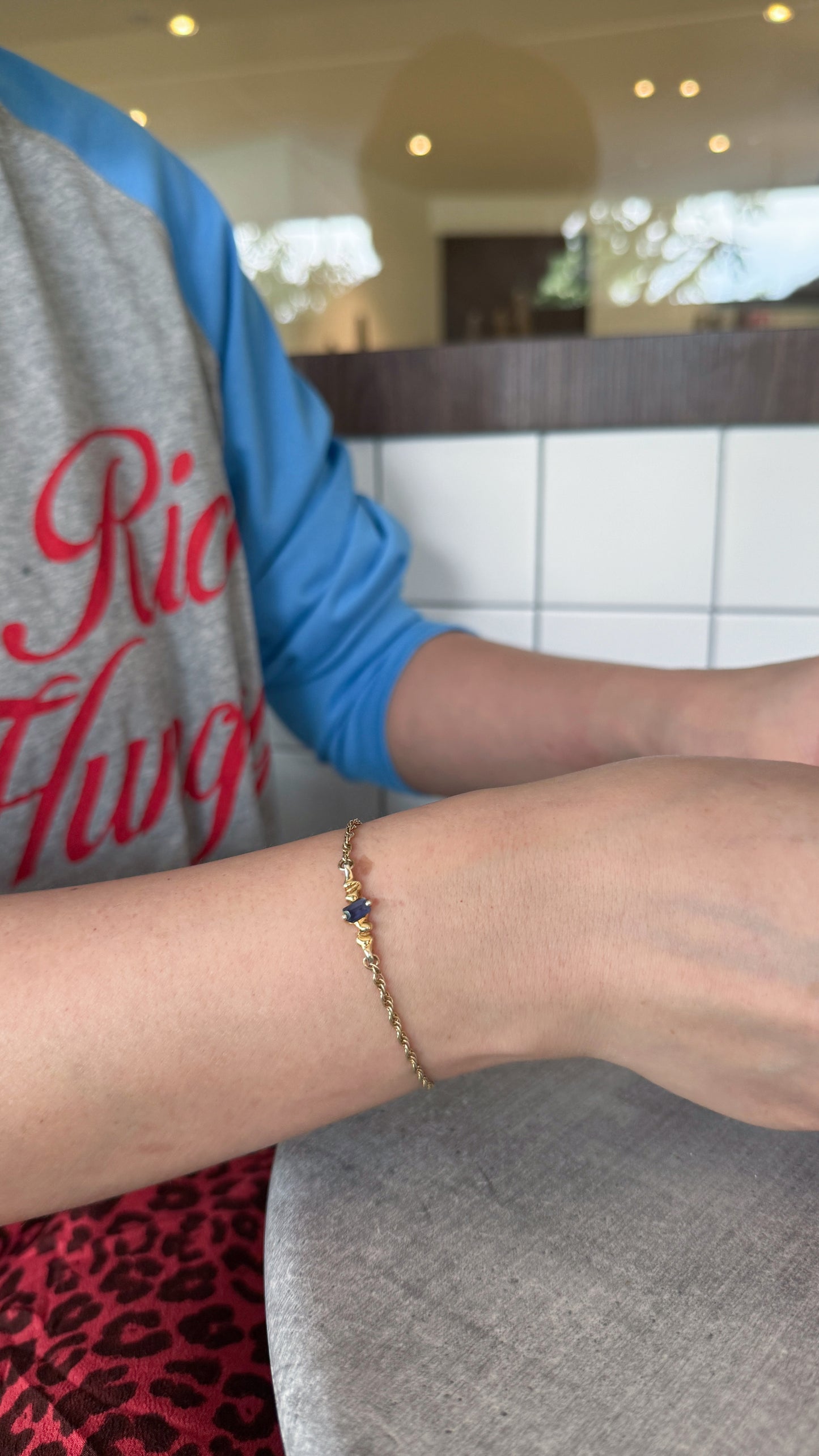 Crinkle  Chain Bracelet